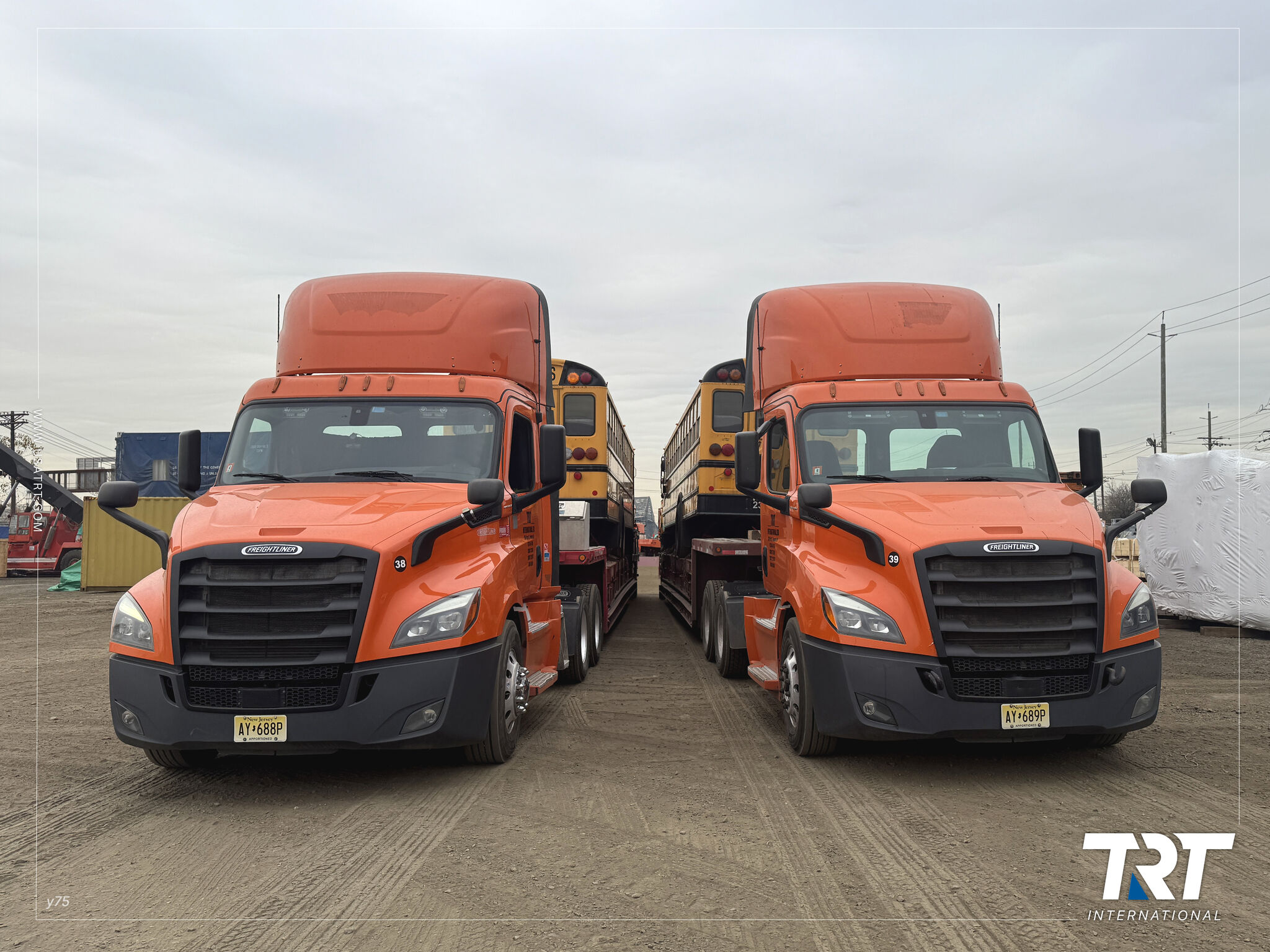 On the Move: TRT Ships School Buses Overseas with Precision and Care